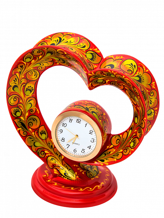 Часы настольные "Сердечко" 155х150х105