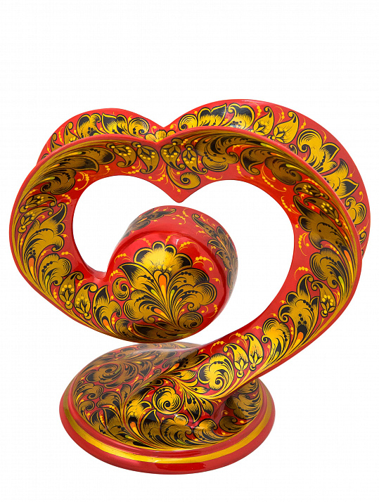 Часы настольные "Сердечко" 155х150х105