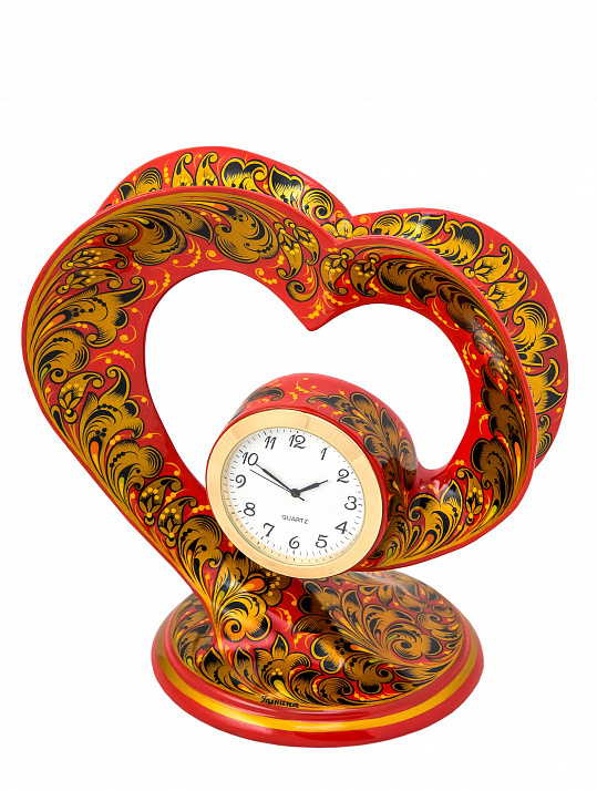 Часы настольные "Сердечко" 155х150х105