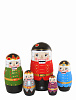 Матрешка 5-ти кукольная «Щелкунчик»