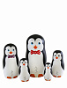 Матрешка 5-ти кукольная «Пингвины»