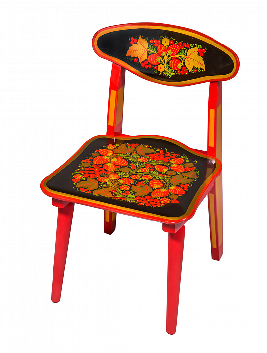 Chair for child 1 with painting, demountable